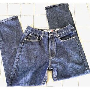 PJ Mark Dark Blue Denim Jeans 36x34 Straight Leg Tall Man Jeans Skater Workwear